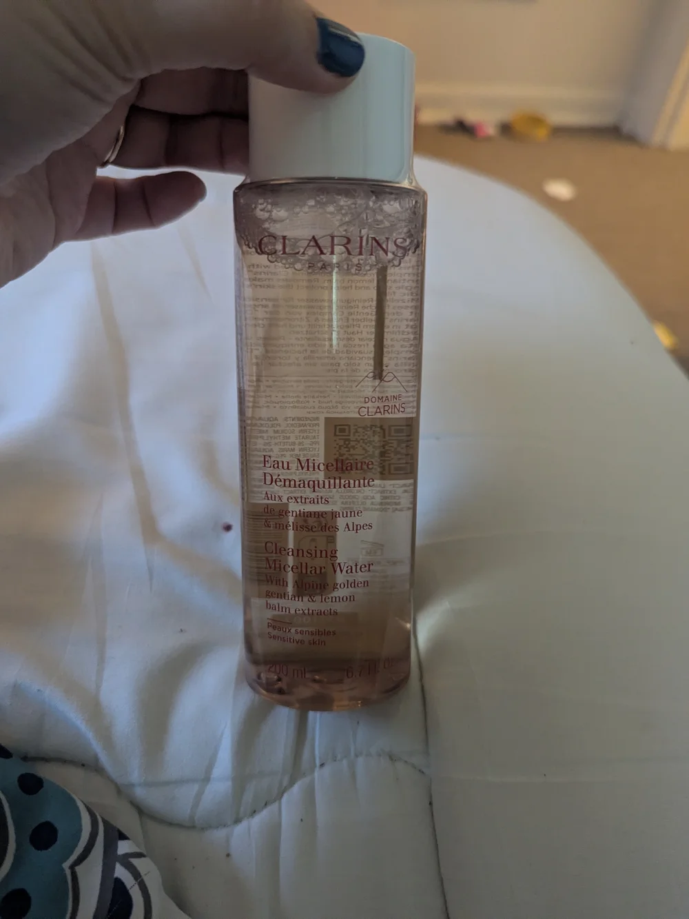 Clarins Cleansing Micellar Water - Pink Bottle